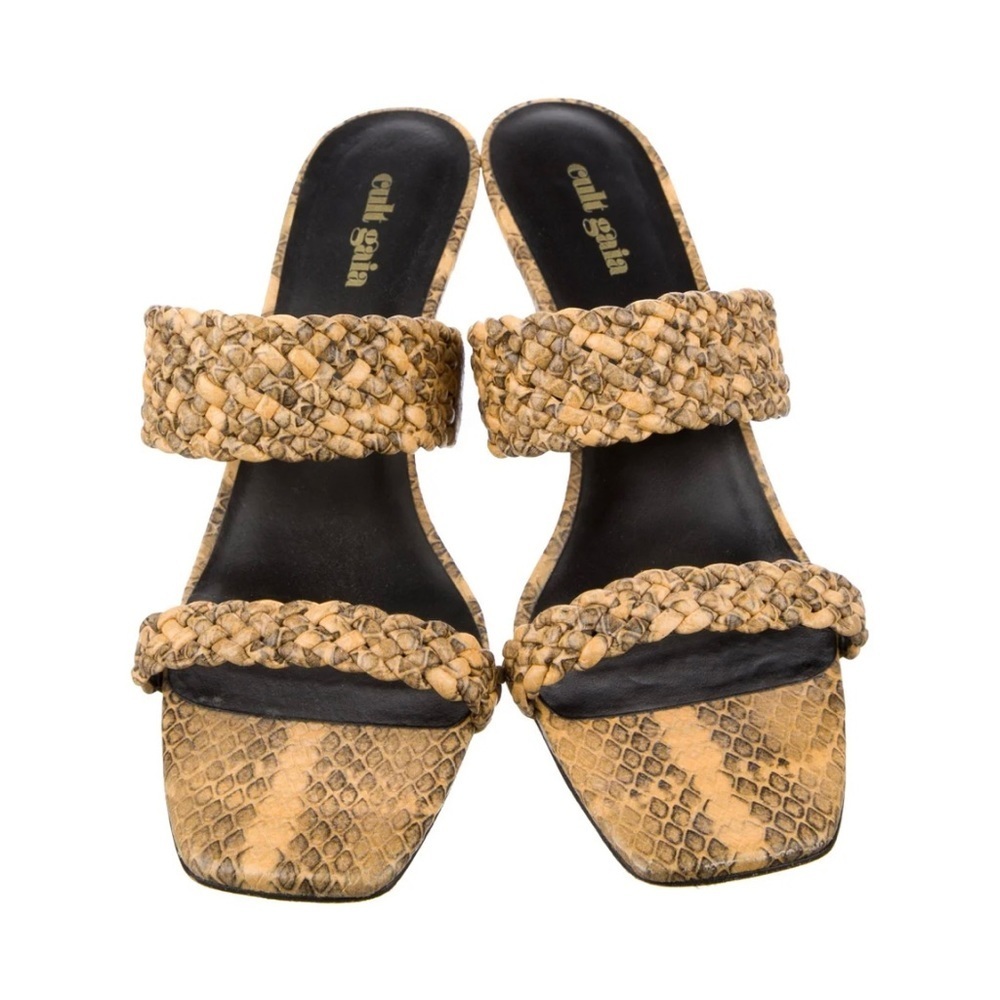 CULT GAIA
Snakeskin Animal Print Slides